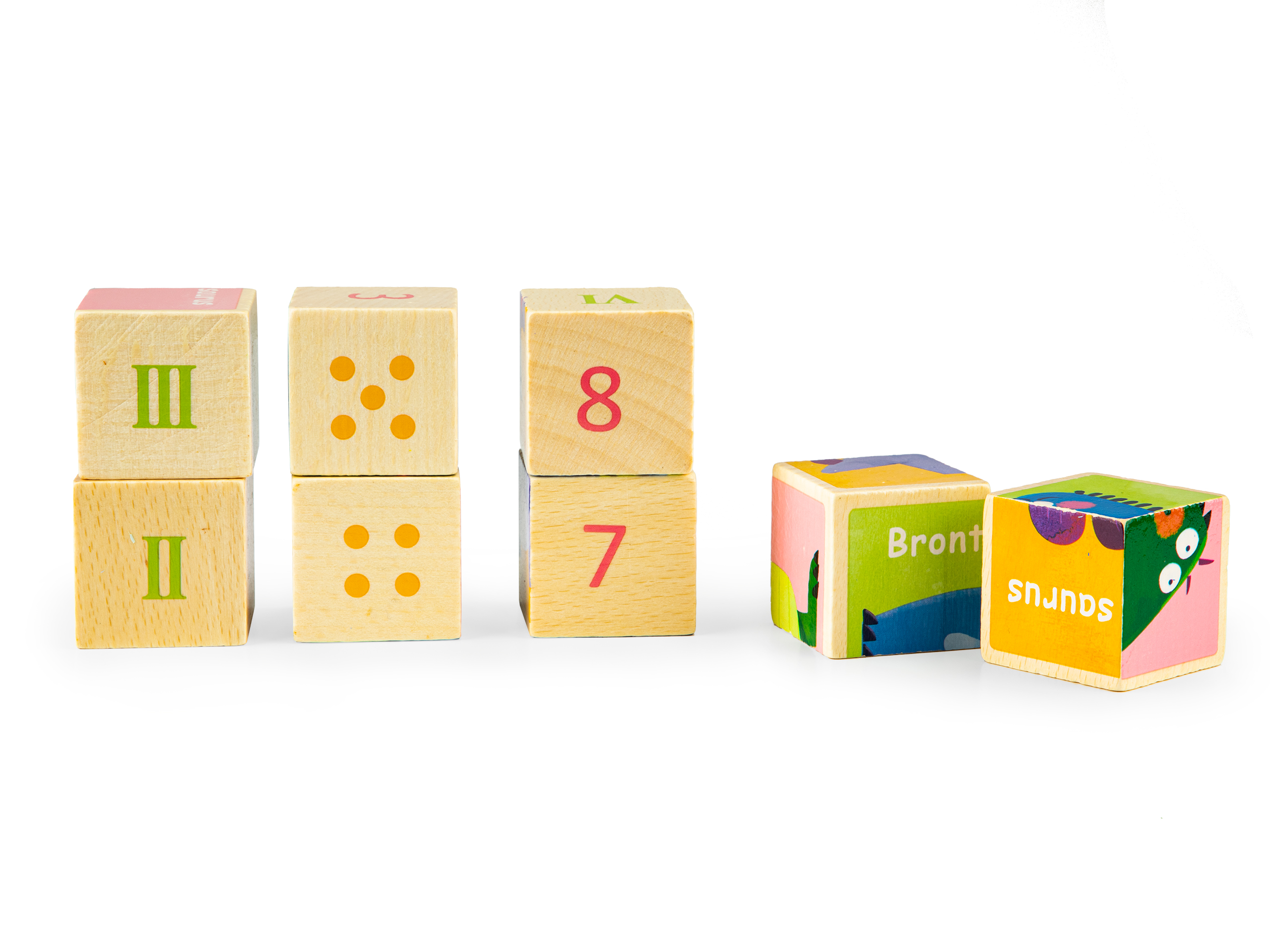 Puzzle educativ din lemn pentru copii, Lumea Dinozaurilor, +3 ani, Smartic, multicolor [7]